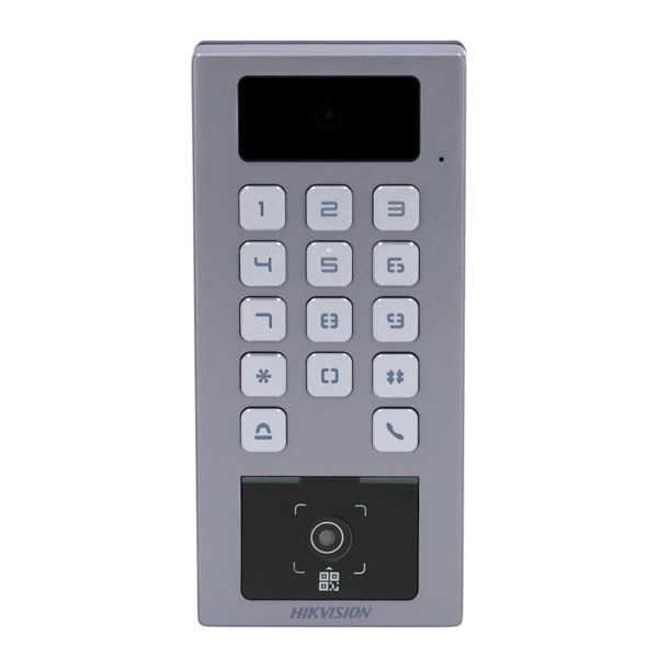 HIKVISION DS-K1T502DBWX-CQR Control de acceso con cámara IP65 IK09 - Tarjeta MF DESFire, QR dinámico y PIN - 10.000 usuarios | 3 (1)