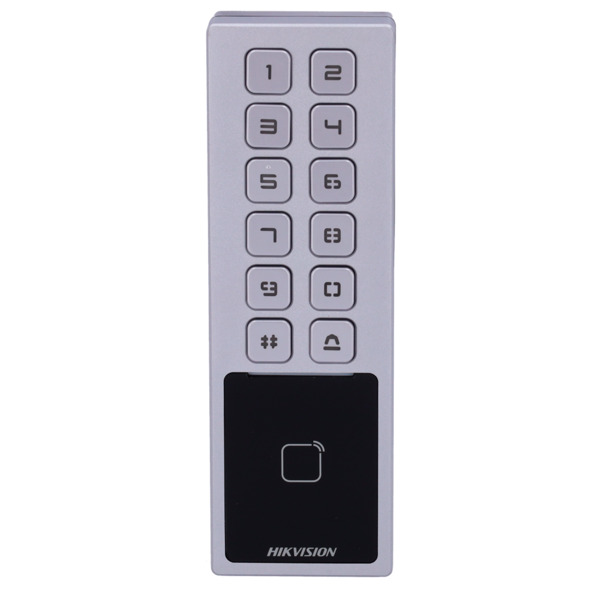 HIKVISION DS-K1T805EBWX Control de acceso IP65 IK08 - Tarjeta EM y PIN - 3.000 usuarios | 100.000 registros - TCP/IP, WiFi, RS48 (1)