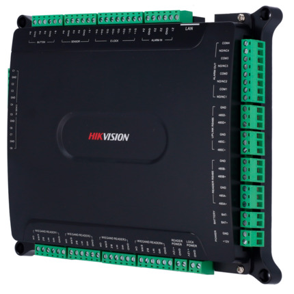 Comprar HIKVISION DS-K2604T-MAINBOARD Controladora de acceso Multi-identificación - Facial, huella, tarjeta, QR o PIN - 4 puertas | Comunicación TCP/IP y RS485 - 4 lectores por Wiegand | 8 lectores por OSDP - Sin caja - Software iVMS-4200