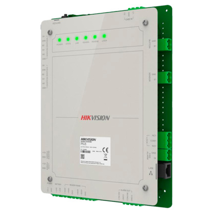 Comprar HIKVISION DS-K2621X(P) Controladora de acceso Multi-identificación - Facial, huella, tarjeta, QR o PIN - 1 puerta | Comunicación TCP/IP - 2 lectores por Wiegand | 2 lectores por OSDP - Sin caja - iVMS-4200 | Hik-Connect