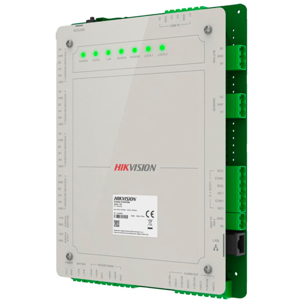 HIKVISION DS-K2624X Controladora de acceso Multi-identificación - Facial, huella, tarjeta, QR o PIN - 4 puertas | Comunicación T (1)