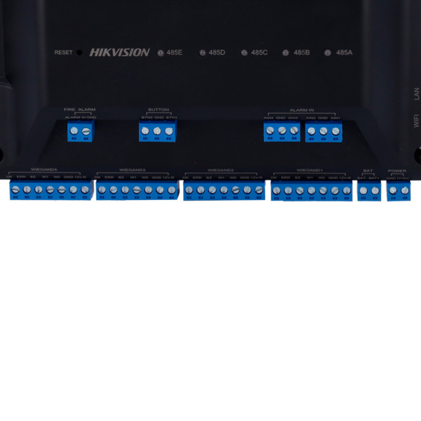 HIKVISION DS-K2702WX-E1(P) Controladora de acceso Multi-identificación - Facial, huella, tarjeta, QR o PIN - 2 puertas | Comunic (5)