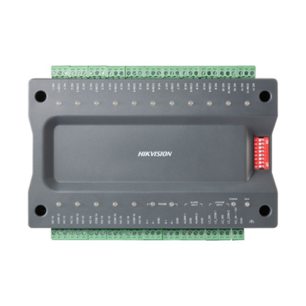 Comprar HIKVISION DS-K2M0016A Controladora esclava para ascensores - Salida de 16 relés - 3 modos de funcionamiento - Configuración con DIP switch - RS485 para comunicación - Necesaria placa maestra DS-K2210