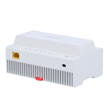 HIKVISION DS-KAD704Y Conversor para edificios - 2 hilos a IP - 4 grupos de 2 hilos - TCP/IP con RJ45 - Alimenta dispositivos a 2
