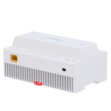 HIKVISION DS-KAD706Y Conversor para edificios - 2 hilos a IP - 6 grupos de 2 hilos - TCP/IP con RJ45 - Alimenta dispositivos a 2