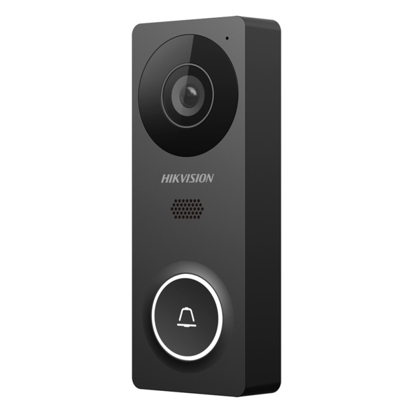 HIKVISION DS-KB2422T-IM(B) Videoportero 4 hilos analógico - Cámara HD TVI | Audio bidireccional - 1 relé - Plug &amp; Play - Apt