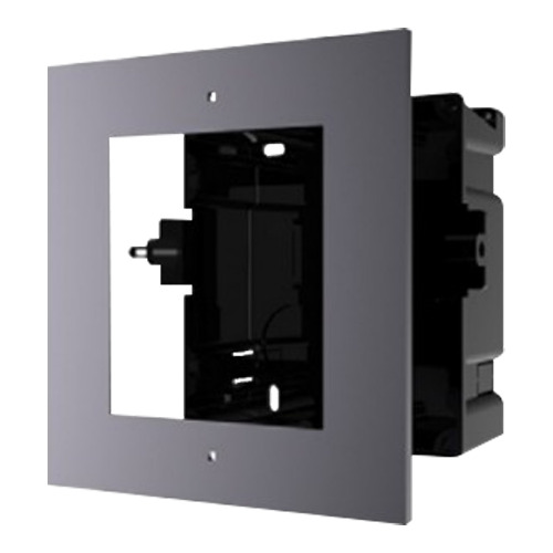 HIKVISION DS-KD-ACF1 Panel frontal y caja de registro encastrada - Hasta 1 módulo - Específica para videoporteros Hikvision - Co