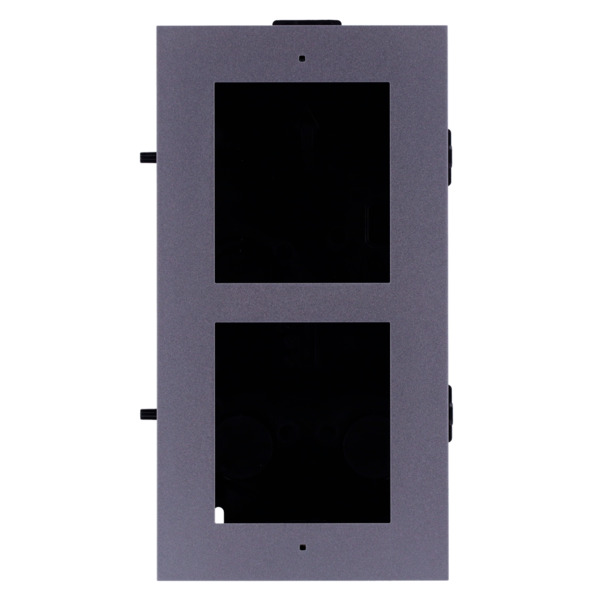 HIKVISION DS-KD-ACF2 Panel frontal y caja de registro encastrada - Hasta 2 módulos - Específica para videoporteros Hikvision - C (3)