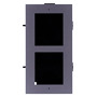 HIKVISION DS-KD-ACF2 Panel frontal y caja de registro encastrada - Hasta 2 módulos - Específica para videoporteros Hikvision - C (4)