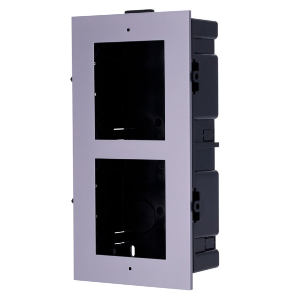 HIKVISION DS-KD-ACF2 Panel frontal y caja de registro encastrada - Hasta 2 módulos - Específica para videoporteros Hikvision - C