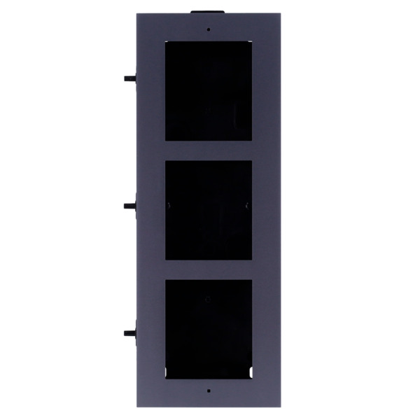 HIKVISION DS-KD-ACF3 Panel frontal y caja de registro encastrada - Hasta 3 módulos - Específica para videoporteros Hikvision - C (5)