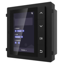 HIKVISION DS-KD-DIS Módulo de extensión - Pantalla TFT de 3.5&quot; - Botonera de navegación - Almacentamiento 500 contactos - A