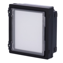 HIKVISION DS-KD-INFO Módulo de extensión - Placa de directorio - Papel imprimible incluido - Retroiluminado automáticamente - Ap