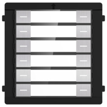 HIKVISION DS-KD-K12/S Módulo de extensión - Llamada a diferentes monitores - Botonera de 12 botones - 6 etiquetas personalizadas