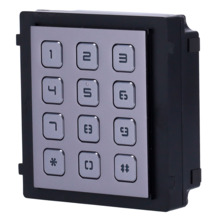 HIKVISION DS-KD-KP Módulo de extensión - Llamada a diferentes monitores - Apertura con código de acceso - Iluminación LED del te
