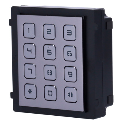 Comprar HIKVISION DS-KD-KP Módulo de extensión - Llamada a diferentes monitores - Apertura con código de acceso - Iluminación LED del teclado - Apto para exterior IP65 - Montaje modular