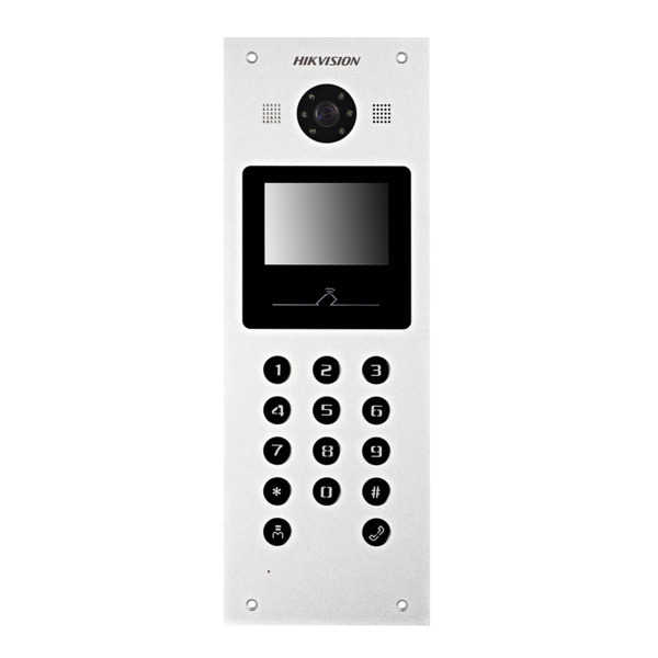 HIKVISION DS-KD3003-E6 Videoportero IP para apartamentos - Cámara 2 Mpx | Audio bidireccional - Tarjeta MF y PIN | 2 relés - App (1)