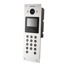 HIKVISION DS-KD3003-E6 Videoportero IP para apartamentos - Cámara 2 Mpx | Audio bidireccional - Tarjeta MF y PIN | 2 relés - App