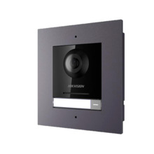 HIKVISION DS-KD8003-IME1(B)/Flush Videoportero IP - Cámara 2 Mpx - Audio bidireccional - App móvil a través de monitor - Apto pa