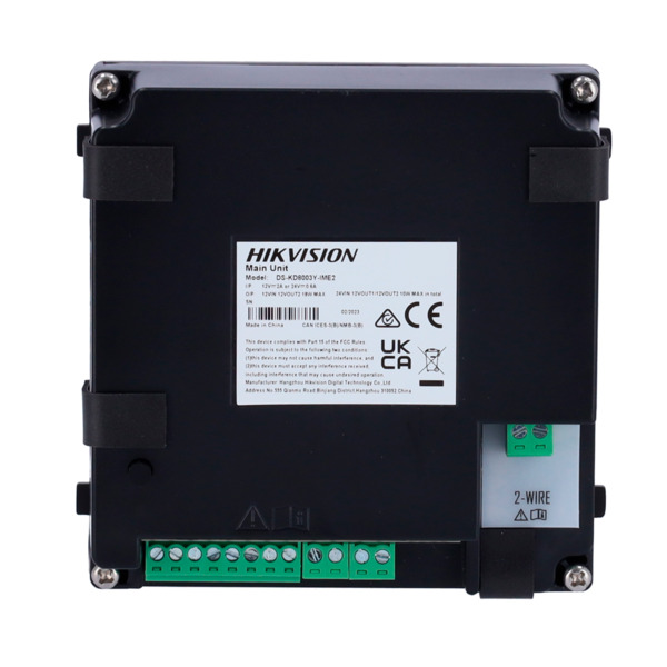 HIKVISION DS-KD8003Y-IME2 Videoportero 2 hilos - Cámara 2 Mpx - Audio bidireccional - App móvil a través de monitor - Apto para (5)