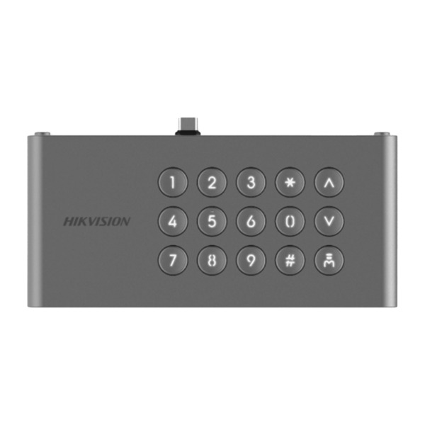 HIKVISION DS-KDM9633-KP Módulo periférico - Añade teclado físico - Conexión USB - Apertura con PIN - Apto para exterior IP65 - C