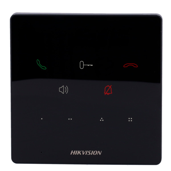 HIKVISION DS-KH6000-E1 Telefonillo para videoportero - Sin pantalla - Audio bidireccional - TCP/IP, SIP - Sin conexión con App m (1)