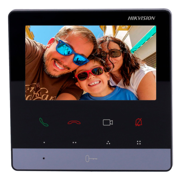 HIKVISION DS-KH6100-E1 Monitor para videoportero - Pantalla TFT 4.3" - Audio bidireccional - TCP/IP, SIP - Sin conexión con (1)