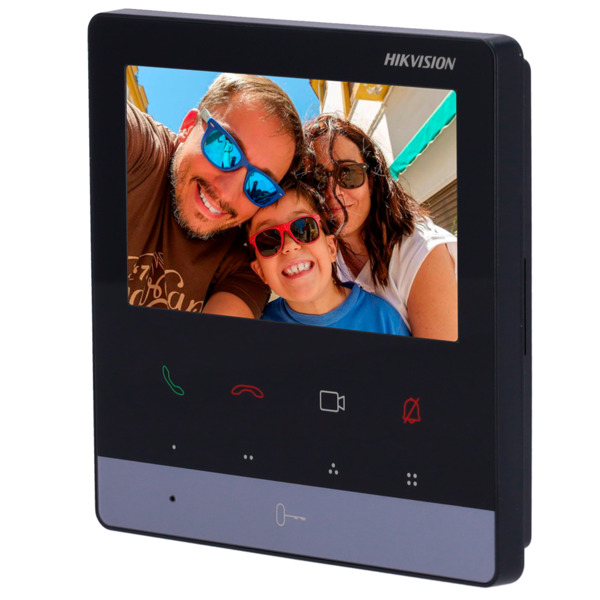 HIKVISION DS-KH6100-E1 Monitor para videoportero - Pantalla TFT de 4.3&quot; - Audio bidireccional - TCP/IP, SIP - Sin conexión