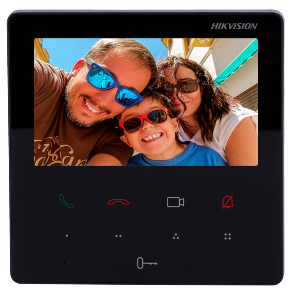 HIKVISION DS-KH6110-WE1 Monitor para videoportero - Pantalla táctil TFT de 4.3&quot; - Audio bidireccional - TCP/IP, WiFi, SIP - (1)