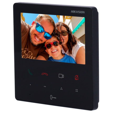 Comprar HIKVISION DS-KH6110-WE1 Monitor para videoportero - Pantalla táctil TFT de 4.3" - Audio bidireccional - TCP/IP, WiFi, SIP - Montaje en superficie