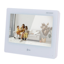 HIKVISION DS-KH9310-WTE1(B) Monitor para videoportero Android - Pantalla táctil TFT de 7&quot; - Audio bidireccional - TCP/IP, W