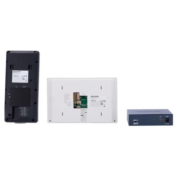 HIKVISION DS-KIS902-S Kit de videoportero - Tecnología IP &amp; WiFi | Switch PoE - Placa y monitor | Permite 16 monitores más - (3)
