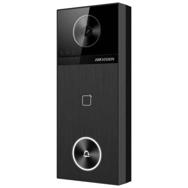 HIKVISION DS-KV6114-WBE1 Videoportero IP WiFi - Cámara 4 Mpx | Audio bidireccional - Apertura con tarjeta MF y BLE | 2 relés - A