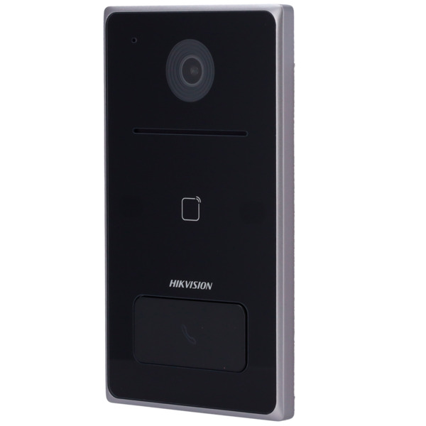 HIKVISION DS-KV6133-ME1/Surface Videoportero IP - Cámara 2 Mpx | Audio bidireccional - Apertura con tarjeta MF | 1 relé - App mó
