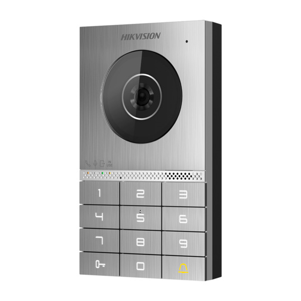 HIKVISION DS-KV7023EY-IME2 Videoportero 2 hilos HD - Cámara 2 Mpx | Audio bidireccional - Tarjeta MF y PIN | 2 relés - App móvil