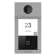 HIKVISION DS-KV8113-WME1(C) Videoportero IP WiFi - Cámara 2 Mpx | Audio bidireccional - Apertura con tarjeta MF | 2 relés - App