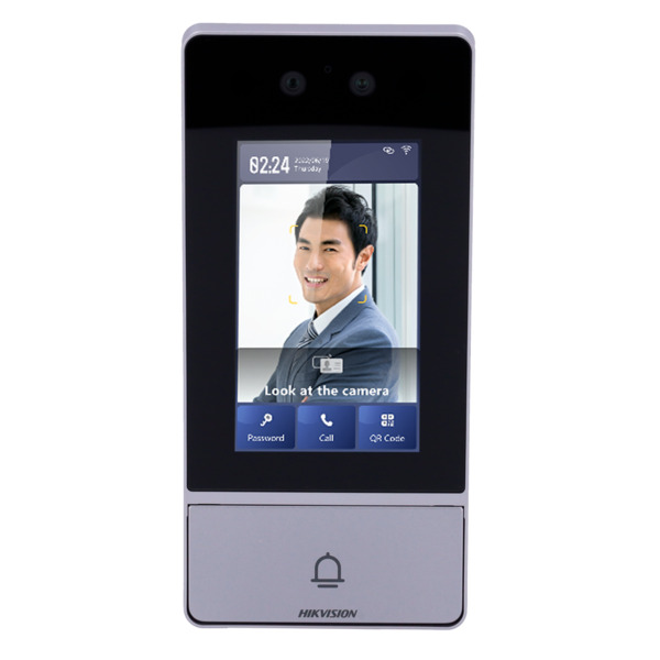 HIKVISION DS-KV9503-WBE1 Videoportero IP WiFi - Cámara 2 Mpx | Audio bidireccional - Facial, tarjeta MF, QR, PIN y BLE | 2 relés (1)