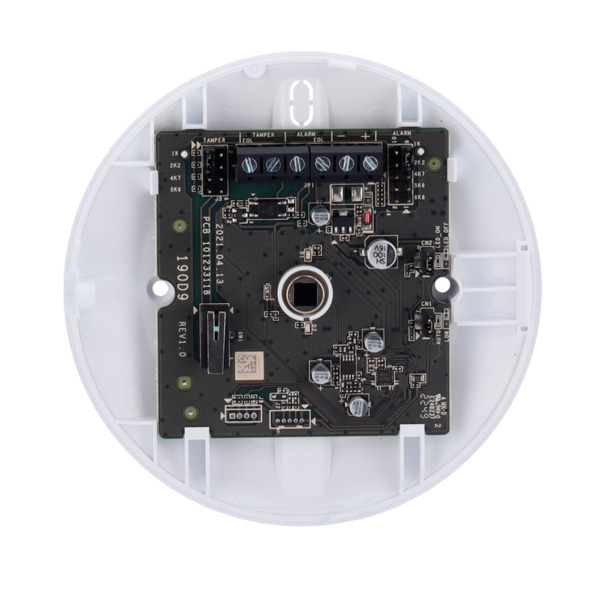 HIKVISION DS-PDCL12-EG2 Detector cableado de techo - Alcance detección 12 m - Resistencias fin de línea (EOL) seleccionables - A (5)