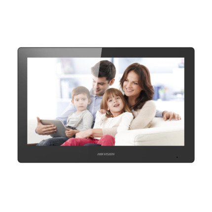 Comprar Hikvision HIK-178 DS-KH8520-WTE1 Monitor IP HIKVISION de interior. Admite WiFi. Pantalla táctil capacitiva a color de 10,1" (1024x600). Botones táctiles. Incorpora micrófono y altavoz. Fast Ethernet. 8 entradas / 2 salidas de alarma. RS485. 12V C