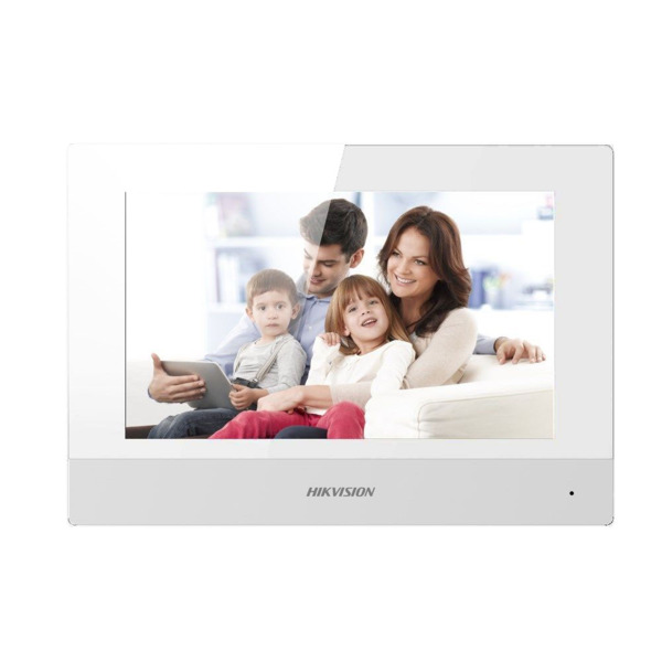 Hikvision HIK-186 DS-KH6320-WTE1-W Monitor IP HIKVISION de interior. Admite WiFi. Pantalla táctil capacitiva a color de 7" (1024
