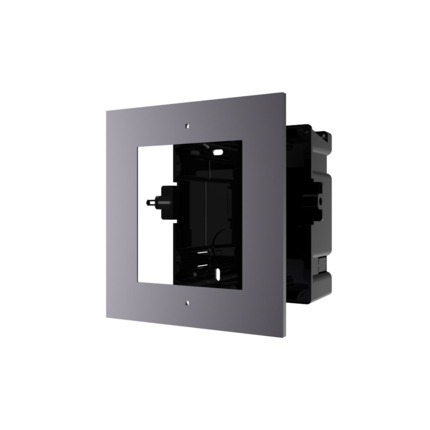 Comprar Hikvision HIK-204 DS-KD-ACF1/Plastic Marco HIKVISION para instalar empotrado 1 módulo de sistema de videoportero.
