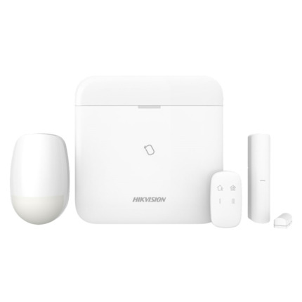 Comprar Hikvision HIK-270 DS-PWA96-Kit-WE Kit AX PRO de HIKVISION compuesto por:. 1x Panel de control de 96 zonas vía radio HIK-268 (DS-PWA96-M-WE) de la serie AXHub PRO (incorpora modulo comunicación 3G/4G para envio instantáneo a CRA de clips de video)