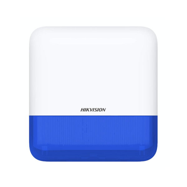 Hikvision HIK-277 DS-PS1-E-WE (Blue) Sirena vía radio de exterior de la serie AX PRO. 3 tipos de sonidos de alarma: alarma de in