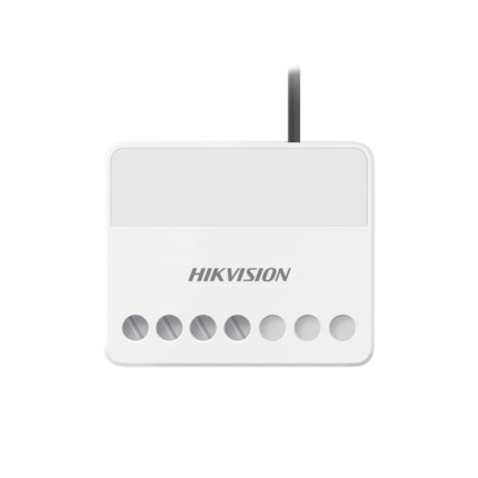 Comprar Hikvision HIK-296 DS-PM1-O1H-WE Interruptor de pared vía radio de la serie AX PRO. Permite la conmutación de dispositivos eléctricos o de iluminación. También permite encender un dispositivo o iluminación a una hora determinada o en caso de dispa