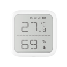 Hikvision HIK-298 DS-PDTPH-E-WE Detector de temperatura y humedad vía radio de la serie AX PRO. Pantalla de 2,7". Diseño modular