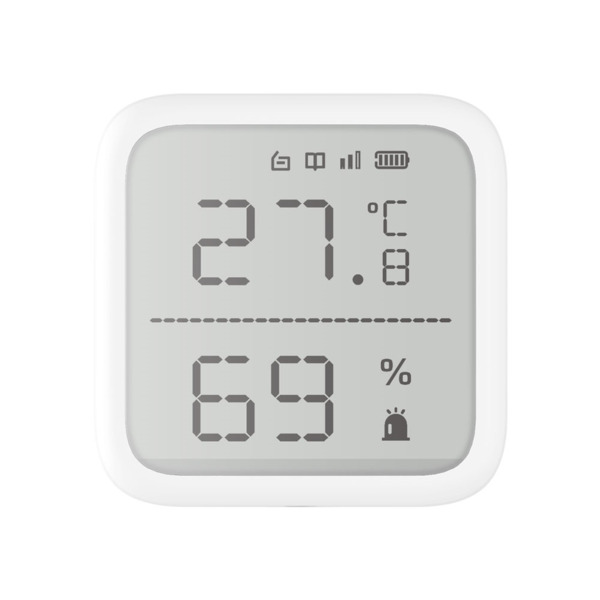 Hikvision HIK-298 DS-PDTPH-E-WE Detector de temperatura y humedad vía radio de la serie AX PRO. Pantalla de 2,7". Diseño modular