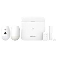 Hikvision HIK-316 KIT PROMO AXPRO Kit AX PRO de HIKVISION compuesto por:. 1x Panel de control de 64 zonas vía radio HIK-267 (DS-