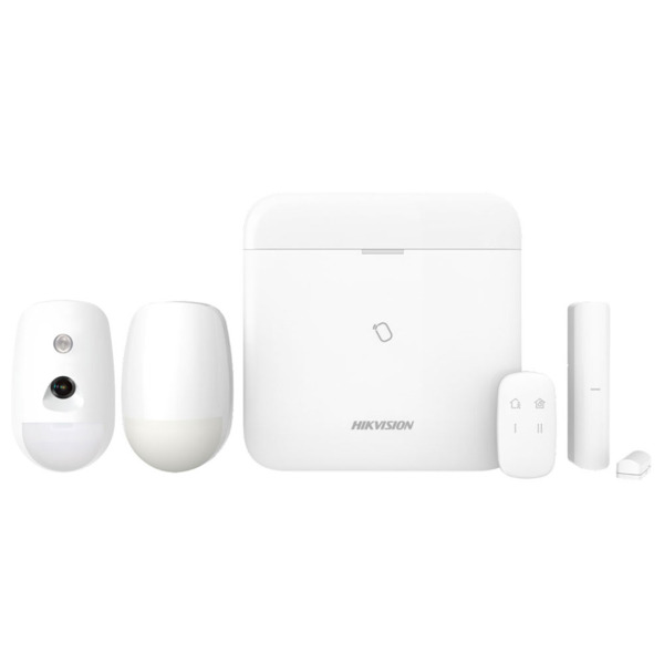 Hikvision HIK-316 KIT PROMO AXPRO Kit AX PRO de HIKVISION compuesto por:. 1x Panel de control de 64 zonas vía radio HIK-267 (DS-