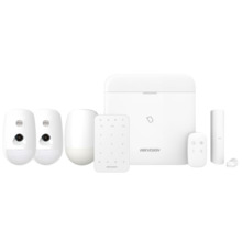 Hikvision HIK-318 KIT AXPRO 7 Kit AX PRO de HIKVISION compuesto por:. 1x Panel de control de 64 zonas vía radio HIK-267 (DS-PWA6