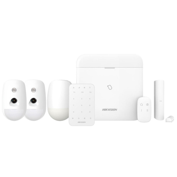 Hikvision HIK-318 KIT AXPRO 7 Kit AX PRO de HIKVISION compuesto por:. 1x Panel de control de 64 zonas vía radio HIK-267 (DS-PWA6